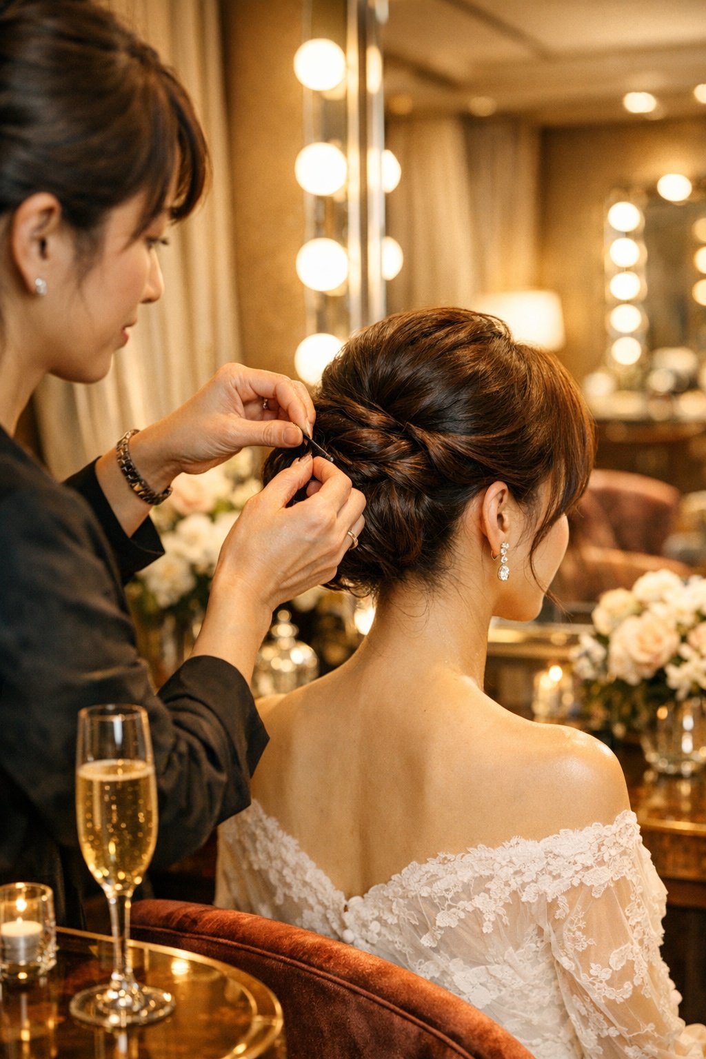 特別な日のヘアセット